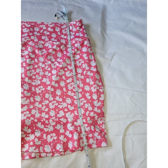 Golftini Skort Womens Large Sprinkles Pink Floral Skirt Short Tennis Athleisure - Picture 8 of 8